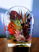 Wedding Flowers Preservation Dome Arch Resin Paperweight Keepsake Bridal memories of your wedding anniversary ,funeral