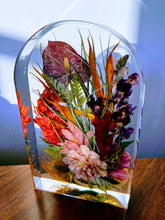 Wedding Flowers Preservation Dome Arch Resin Paperweight Keepsake Bridal memories of your wedding anniversary ,funeral