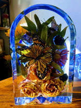 Wedding Flowers Preservation Dome Arch Resin Paperweight Keepsake Bridal memories of your wedding anniversary ,funeral