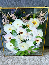 Flower Preservation, Pressed flower frame. Wedding Bridal DRIED Flowers, Wedding, Funeral Pressed Flowers, Keepsake