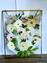 Flower Preservation, Pressed flower frame. Wedding Bridal DRIED Flowers, Wedding, Funeral Pressed Flowers, Keepsake