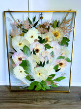 Flower Preservation, Pressed flower frame. Wedding Bridal DRIED Flowers, Wedding, Funeral Pressed Flowers, Keepsake