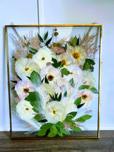 Flower Preservation, Pressed flower frame. Wedding Bridal DRIED Flowers, Wedding, Funeral Pressed Flowers, Keepsake