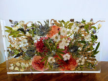 Flower Preservation Resin Frame, Funeral Memorial Service Flowers. Wedding Bridal Pressed Flower Frame.