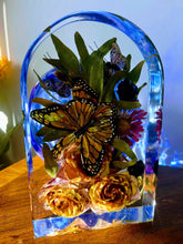 Wedding Flowers Preservation Dome Arch Resin Paperweight Keepsake Bridal memories of your wedding anniversary ,funeral