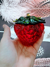 Flower Preservation Strawberry Resin Jewelry Box Organizer Paperweight Keepsake memories of your wedding, anniversary, funeral.