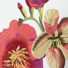 Extra Large Purple Pink Yellow floral Collar Embroidered Patches Sewing  Applique Diy  Sticker Lace  Fabric  Sewing Accessories. Sew on. Shipping from USA