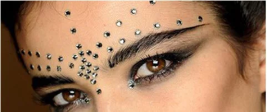 3D Face Tattoo Crystal Stickers. Festive Face Jewelry tattoos Bollywood Forehead Belly dance Makeup Body Stickers.Body Jewelry