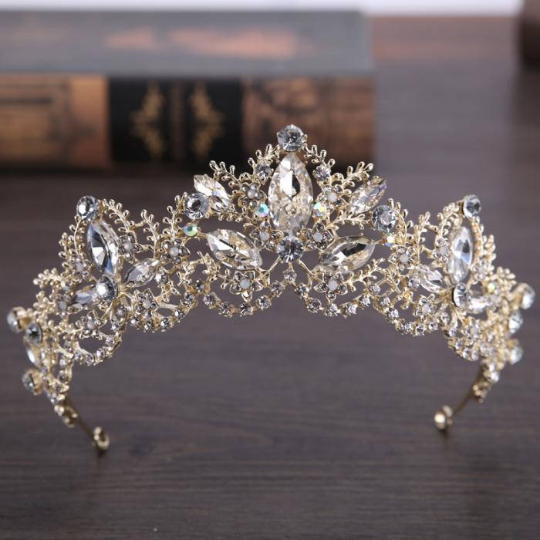 5.5 Silver Rhinestones Crown