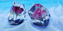 Resin Rose Flowers Crystals Paperweight. Beauty & The Beast Paperweight Keepsake.Love Forever. Preserved Rose Paperweights .Healing Crystals