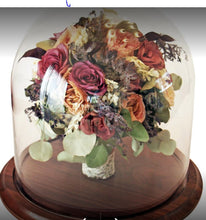 Preserved Wedding Flowers Bouquet in Large Glass Dome Keepsake Bridal memories of your wedding, anniversary,funeral. Resin Paperweights