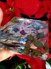 Preserved Pressed wedding Flowers Crystal Block. Bridal Bouquet Paperweight. Keepsake Sweet memories of your wedding, anniversary.