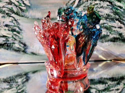 Custom Pet Loss Grief. Memorial Resin Urn Paperweight Keepsake.Memorial Sympathy with pet's ashes.Pet remembrance .Dog Cat ashes in resin.