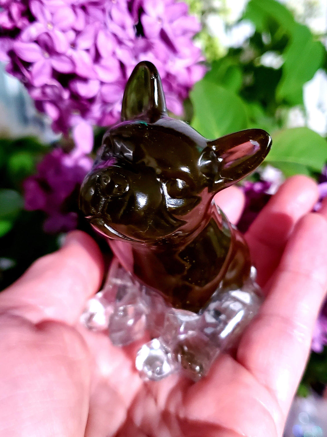 Pet Ashes Urn Paperweight keepsake Memorial Sympathy Gift with ashes in resin like glass Pet remembrance.Cats & Dogs memories. Paperweights.
