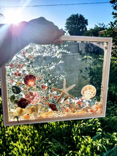 Preserved wedding Flowers in Seashell Resin Wall Art Frame Keepsake Sweet memories of your wedding, anniversary. Beach Wedding Bridal .