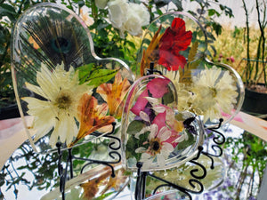 Wedding Pressed flower preservation,bouquet keepsake,Heart Frame keepsake bouquet preservation, wedding frame keepsake, flower preservation.