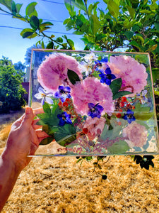 Wedding Flowers Bouquet Preservation Resin Frame. Flowers Preservation. Preserved Wedding Funeral Flowers.