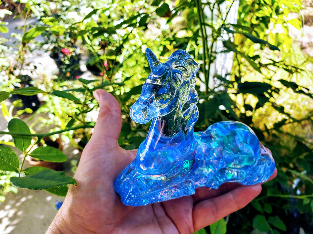 Unicorn Resin Figurine Paperweight. Unicorn Paperweight Keepsake.Resin Unicorn Keepsake.