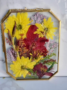 Custom Pressed Flowers Bouquet Preservation, Wedding Bridal DRIED Flowers, Wedding, Funeral Pressed Flowers, Keepsake