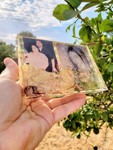 Preserving Funeral Pressed Flowers in Resin Frame like glass Paperweight Keepsake memories of your wedding, anniversary, funeral