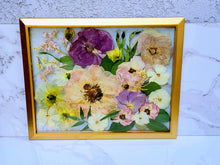 Custom Pressed Flowers Bouquet Preservation, Wedding Bridal DRIED Flowers, Wedding, Funeral Pressed Flowers, Keepsake. Hanging Frame
