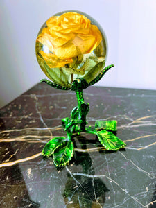 Custom Wedding Bouquet Preservation, Flower Preservation, Wedding Keepsake, 2 1/4" Sphere, Memorial, Anniversary, Funeral, Paperweights