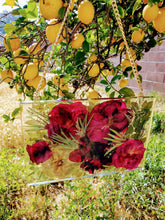 Custom Pressed Dried Wedding Bouquet Resin Frame. Flowers Preservation. Preserved Wedding Funeral Flowers. Pressed Flowers Hanging Frame.
