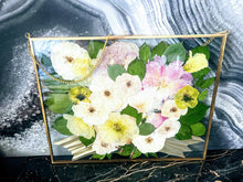 Flower Preservation, Pressed flower Frame, Funeral Pressed Flowers, Wedding Pressed Flowers Hanging Frame