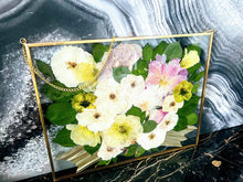 Flower Preservation, Pressed flower Frame, Funeral Pressed Flowers, Wedding Pressed Flowers Hanging Frame
