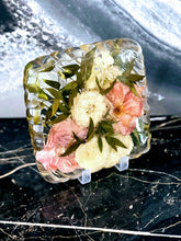 Wedding flower bouquet preservation, Nanette's (ID) favorite flower paperweight keepsake, funeral flower preservation.