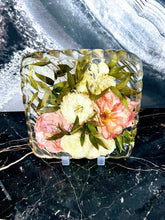 Wedding flower bouquet preservation, Nanette's (ID) favorite flower paperweight keepsake, funeral flower preservation.