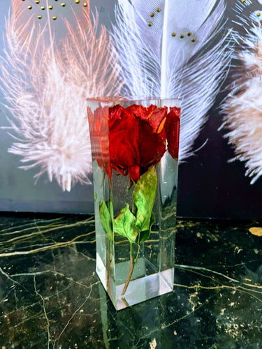 Funeral Flower Preservation Resin Paperweight Keepsake. Wedding/ Bridal memories of your wedding anniversary ,funeral