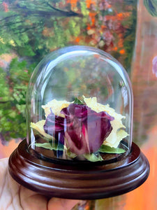 Wedding Flower Preservation Glass Dome Keepsake Bridal memories of your wedding, anniversary, funeral. Resin Paperweights