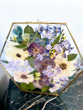 Wedding Bouquet Preservation Frame, Wedding Bridal Flowers, Funeral Pressed Flowers, Pressed Flower. Wall Hanging Glass Frame.