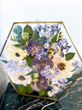 Wedding Bouquet Preservation Frame, Wedding Bridal Flowers, Funeral Pressed Flowers, Pressed Flower. Wall Hanging Glass Frame.